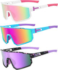 MVPTGRS Youth Baseball Sunglasses for Boys Girls Age 8-14 TR90 Frame Kids Sport Sunglasses for Softball Cycling Baseball Golf