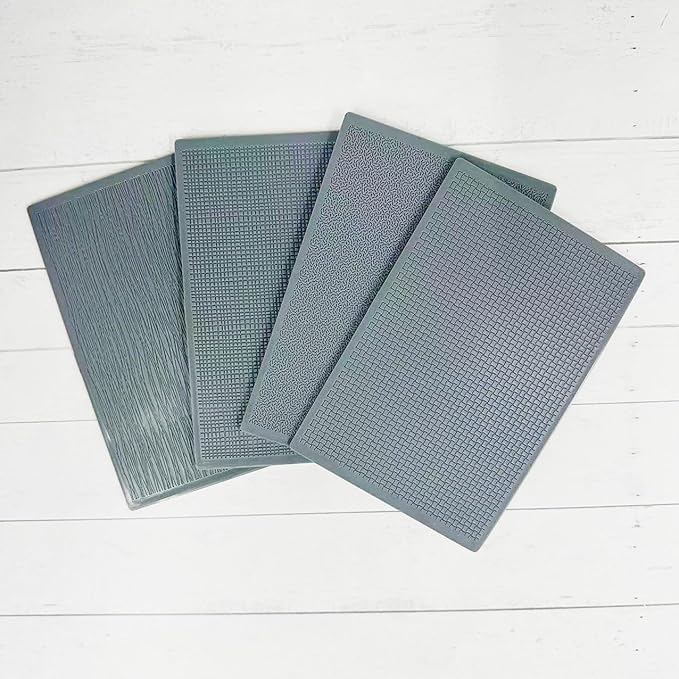 Arbuya Geometric Pattern Polymer Clay Texture Sheets - Image 4