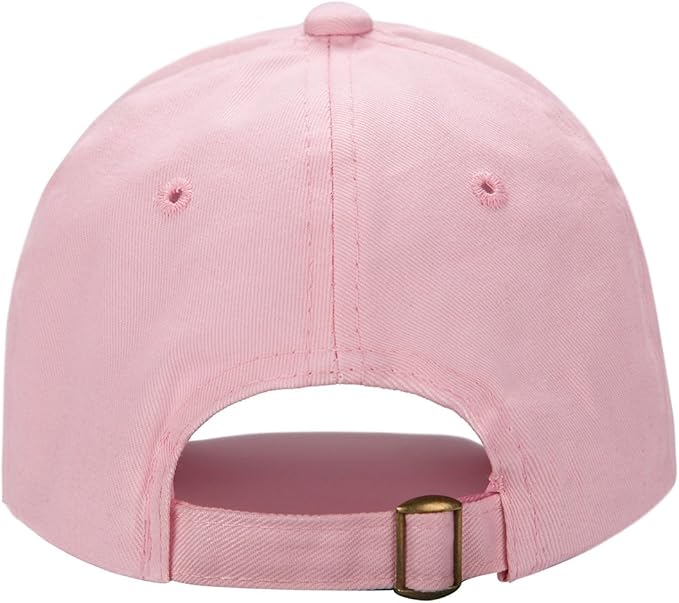 Edoneery Baseball Cap for Kids-Adjustable Washed Cotton Golf Toddler Hat for Boys & Girls