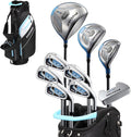 Precise AMG Women's Golf Clubs Full Set – Petite, Regular & Tall Sizes | Beginner & Intermediate | Right Handed | Driver, Fairway, Hybrid, Irons, Putter & Stand Bag