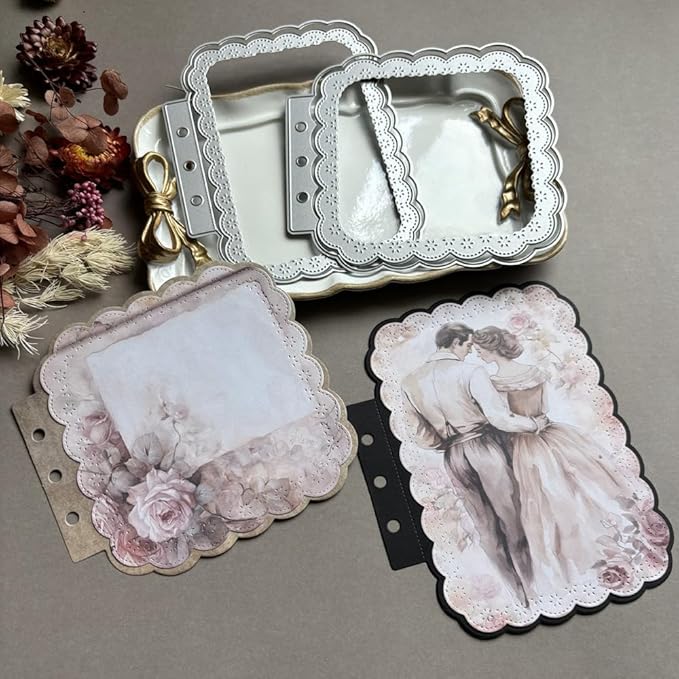 Rectangular Loose-Leaf Lace Die Cuts - Image 7