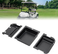 KEMIMOTO Upgraded Golf Cart Under Seat Storage Tray Compatible with EZ-GO RXV Elite Golf Carts, Durable ABS Underseat Organizer, 110 Lbs Capacity, Black
