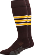 MadSportsStuff Softball Socks Baseball Socks | White & Team Colors | USA Made | Sizes for Girls, Youth Boys, Men & Women