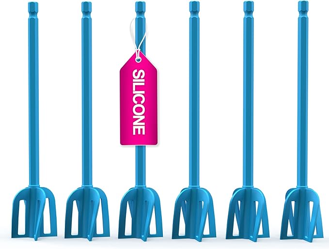 Epoxy Resin Mixer Silicone Paddles by PIXISS