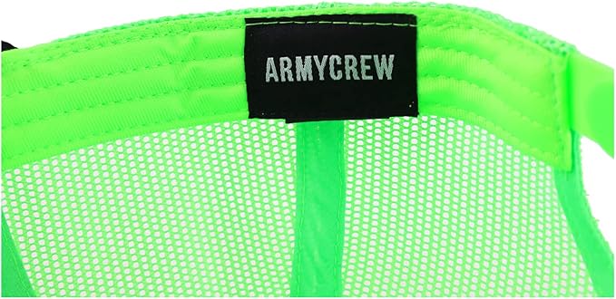 Armycrew Oversize XXL Low Profile Two Tone Mesh Back Trucker Baseball Cap