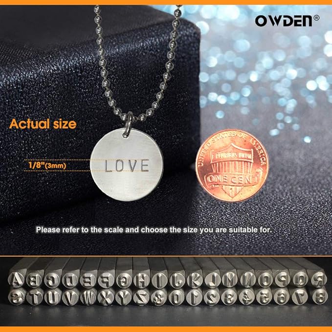 OWDEN Professional 36Pcs. Steel Metal Stamping Tool Set, Steel Number and - Image 5