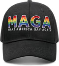 Gay Pride Rainbow Trucker Hat for Men and Women LGBT Embroidered Adjustable Washable LGBTQ Baseball Cap Gifts