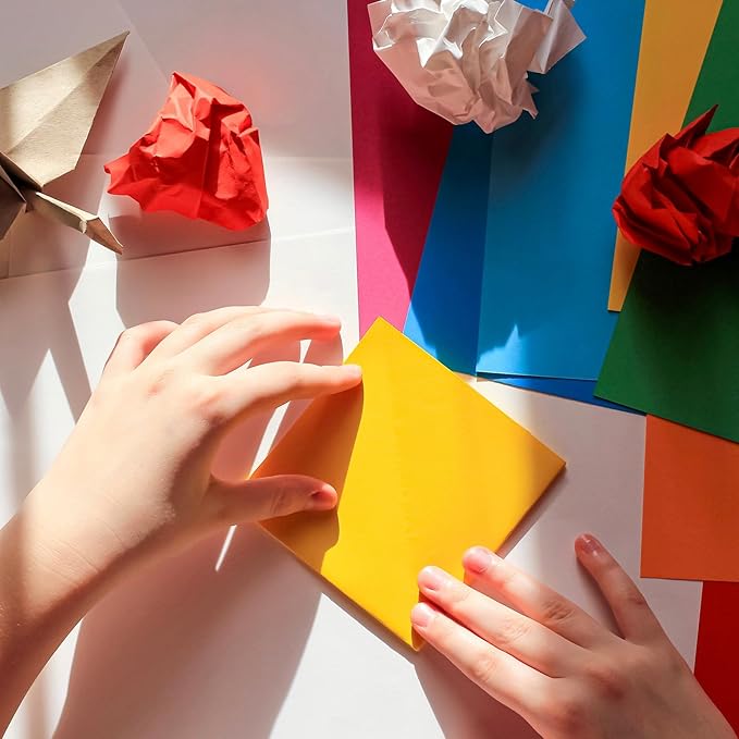 Origami 6x6 Paper Kit 150 Sheets 150 Vivid Colors Double Sided Same Printed - Image 7