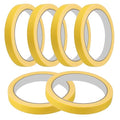 MECCANIXITY Masking Tape 0.5 Inch x 21 Yard Painter's Tape Yellow Paint Tapes by MECCANIXITY