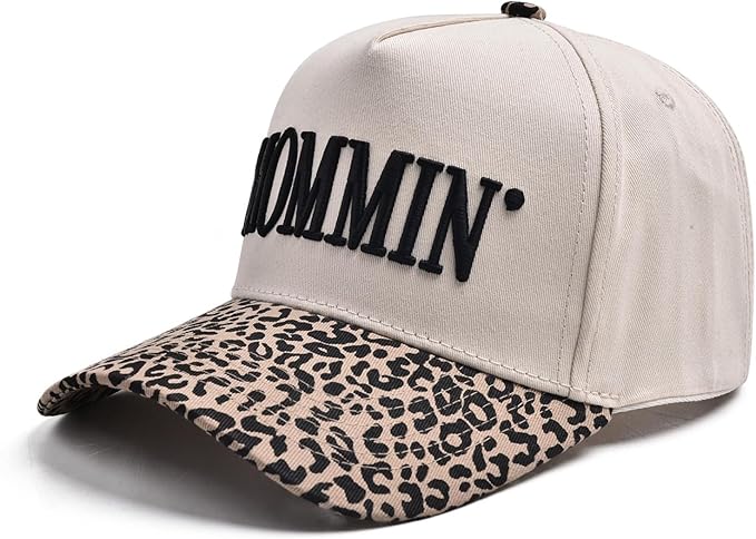 Mommin Trucker Hat,Vintage Two-Tone Women's Baseball Cap with Mama Hat Mothers Day Great Gifts for Mom Wife Stepmom