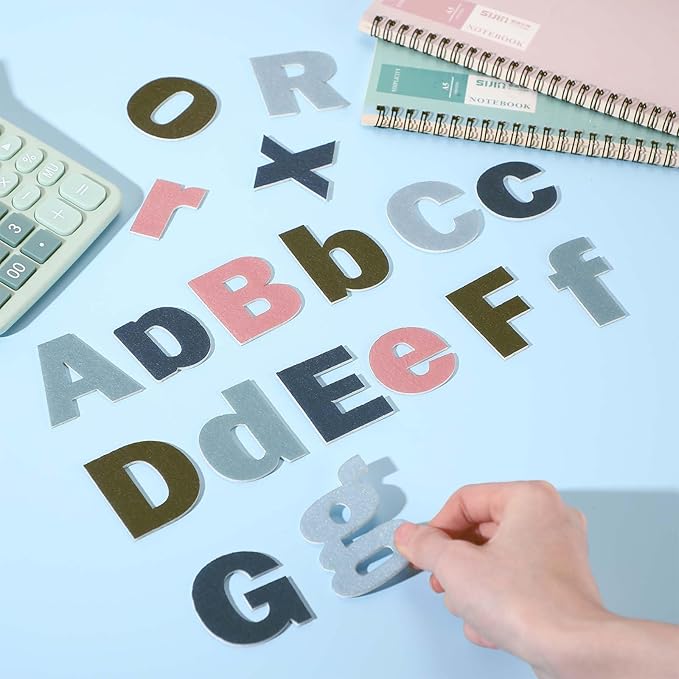 Breling 310 Pieces Felt Bulletin Board Letters Sticker - Image 5