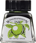 Winsor & Newton Drawing Ink, 14ml Bottle, Apple Green by WinsorNewton