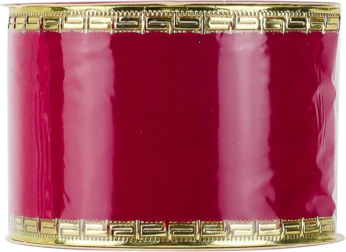MEEDEE Red Velvet Ribbon 2.5 Inch - Image 9