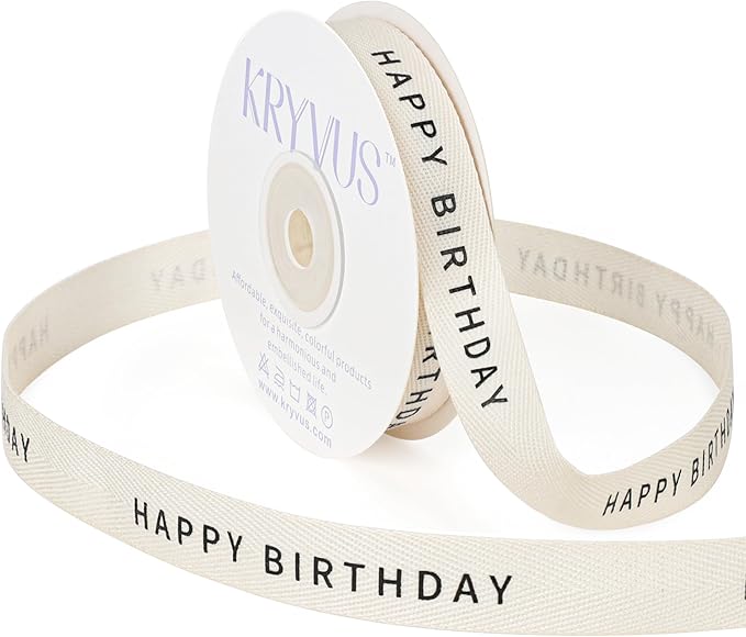 Happy Birthday Ribbon by Kryvusribbon