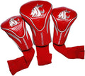 Team Golf NCAA Florida Gators Contour Golf Club Headcovers (3 Count) Numbered 1, 3, & X, Fits Oversized Drivers, Utility, Rescue & Fairway Clubs, Velour Lined for Extra Club Protection