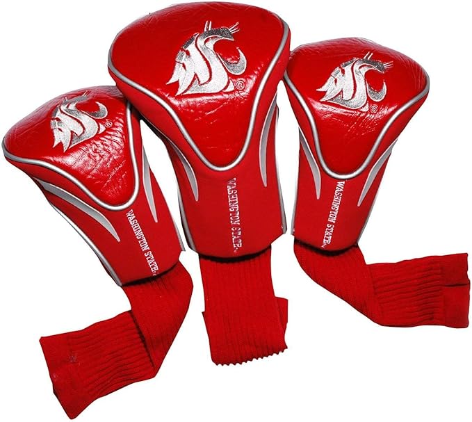 Team Golf NCAA Florida Gators Contour Golf Club Headcovers (3 Count) Numbered 1, 3, & X, Fits Oversized Drivers, Utility, Rescue & Fairway Clubs, Velour Lined for Extra Club Protection
