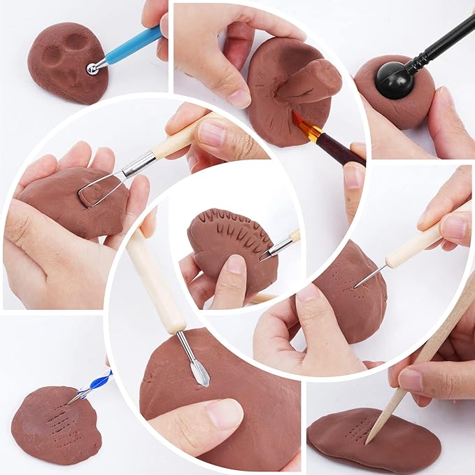 Yagugu Pottery Clay Tools for Adults Sculpting - Image 6