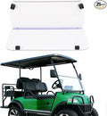 ECOTRIC Golf Cart Clear Windshield Compatible with Evolution Classic and Forester All Models 2016-up Flip Folding Down Windshield Foldable Windscreen PC
