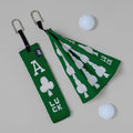 ANDGOLF Pleats Ball Towel, Use to Wash My Ball and Club, Best Choice for Golf Gifts, Embroidered Golf Towels, Clip for Bags/Pants/Skirts, Durable Elastic Band, Colorful Fashion Golf Item