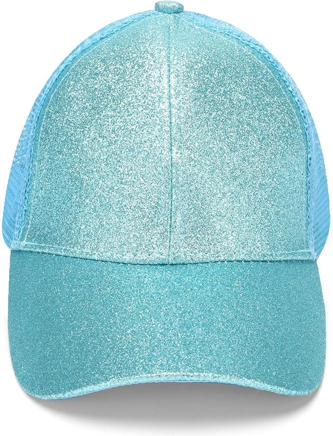 Criss Cross Hat Washed Distressed Baseball Cap Ponytail Hat High Messy Bun Ponycap for Women