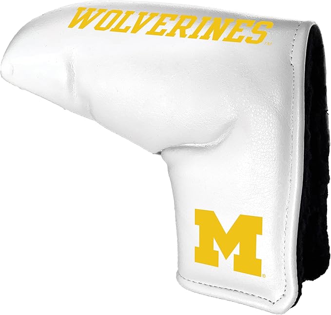Team Golf NCAA Tour Blade Putter Cover (White), Fits Most Blade Putters, Scotty Cameron, Taylormade, Odyssey, Titleist, Ping, Callaway