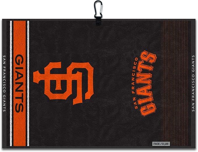 Team Effort San Francisco Giants Face/Club Jacquard Golf Towel