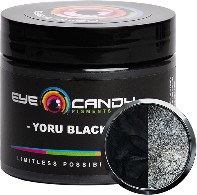 Eye Candy Pigments Premium Black Mica Powder by EyeCandyPigments