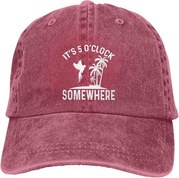 Philysonic 5 Oclock Somewhere Hat It is 5 Oclock Somewhere Hat Women Baseball Hat Cool Hats