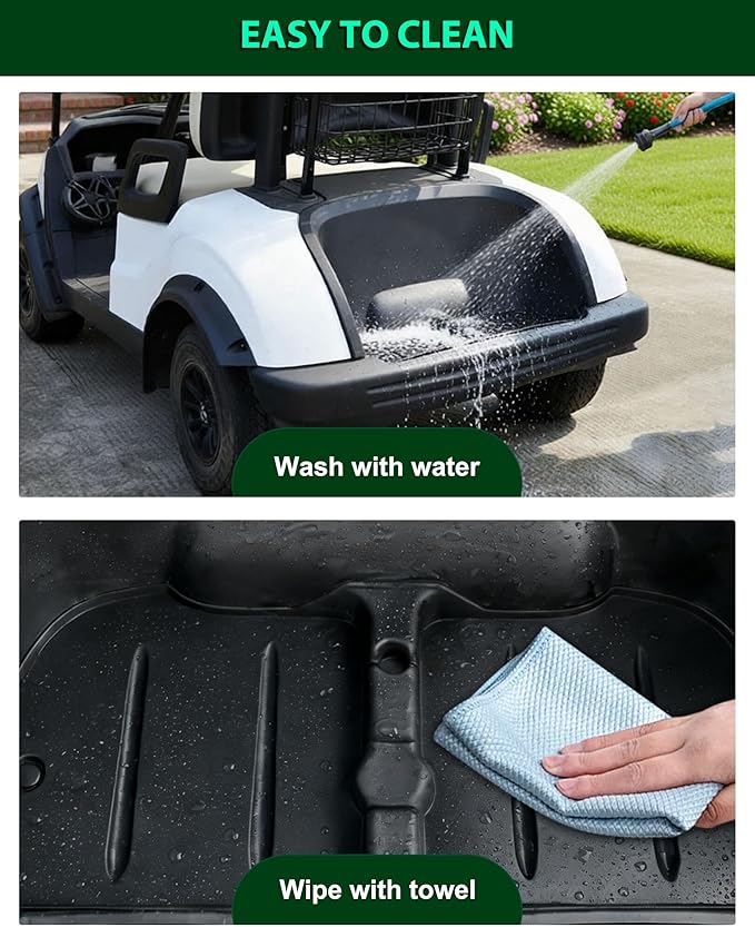 Bag Well Mat for Yamaha G29, All Weather Rear Cargo Liner Bagwell Mat Rubber Slush Liner Insert Protection for Yamaha Drive2 G29 Golf Carts Accessories