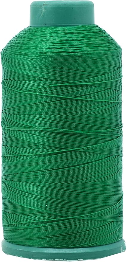 Mandala Crafts Bonded Nylon Thread Green Heavy Duty Sewing Threads by MandalaCrafts