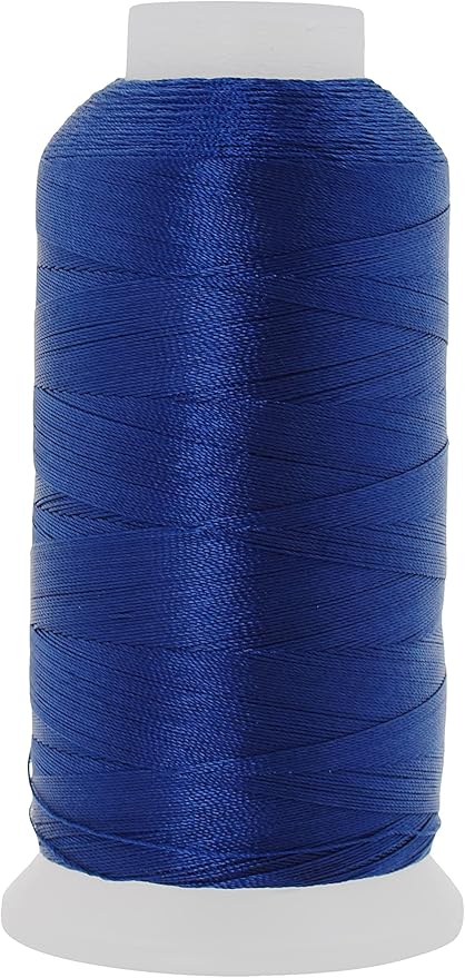 Mandala Crafts Navy Blue Heavy Duty Thread -1500 Yds Tex 70 Thread by MandalaCrafts
