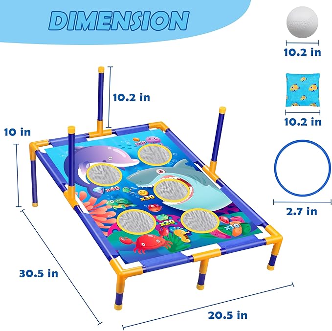 Animal Bean Bag Toss Game Toy Outdoor Toss Game, Family Party Party Supplies - Image 4