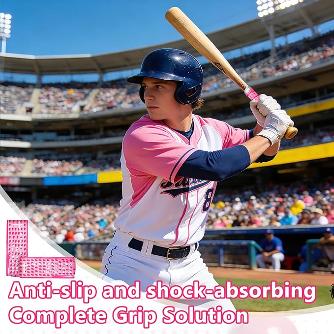 Eyourlife 2/4 Pack Baseball Bat Grip Bat Wraps for Baseball Lifestyle Softball Gifts Pro Feel Non-Slip Elite Batting Grip Tape for Bats Players