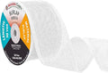 Mandala Crafts White Burlap Ribbon 2 Inches Wide Jute Ribbons by MandalaCrafts