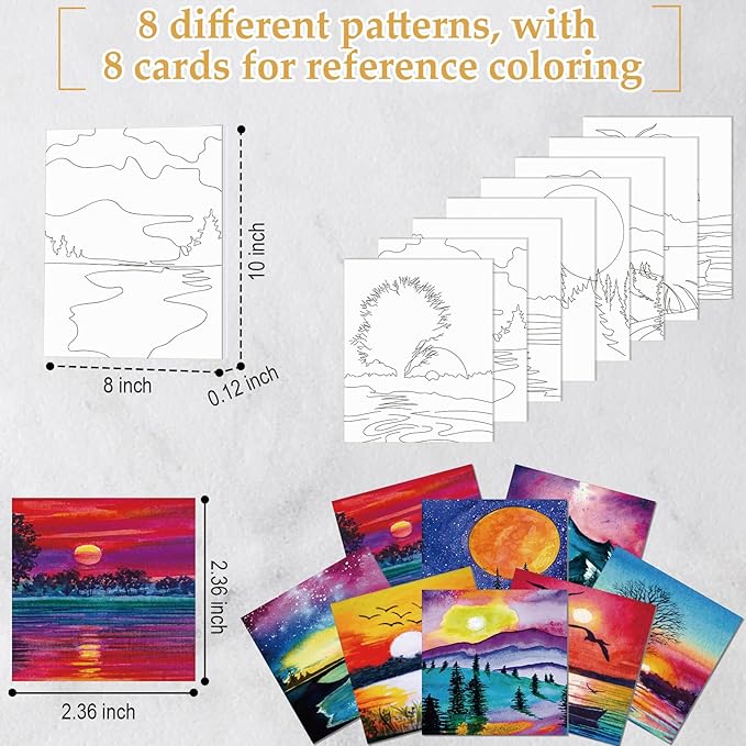 Cholemy 36 Pcs Paint and Sip Kit - Image 3