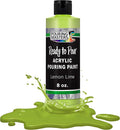 POURING MASTERS Lemon Lime Acrylic Ready to Pour Pouring Paint by Pouring+Masters