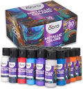 Acrylic Pouring Paint Set | 30 Vibrant Colors Including An Array Of Metallic by AcroColor