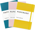 PAPERAGE Lined Journal Notebooks, 3 Pack, 160 Pages, Medium 5.6 inches x 8 by PAPERAGE