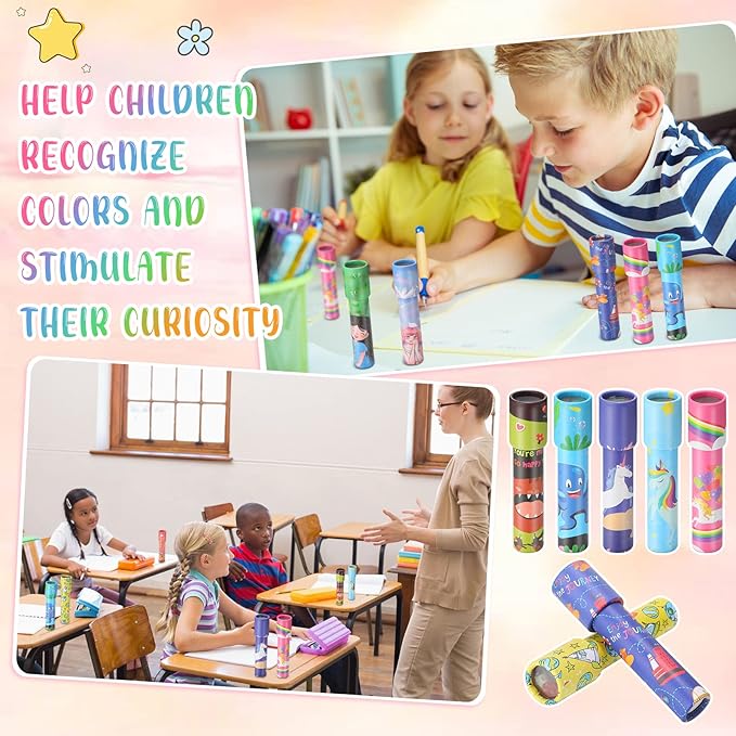 15 Pcs Classic Kaleidoscopes Kids Birthday Party Favor Old Fashioned Vintage - Image 5