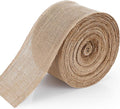 20 Yard 4 Inches Burlap Ribbon Wide Jute Ribbon Natural Burlap Fabric Roll by Chuangdi