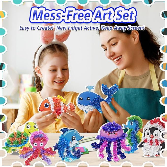 mom&myaboys Mess-Free Poke Art for Kids Ages 4-8 - Image 2