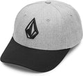 Volcom Unisex Adult Quarter Twill Hat – 6-Panel Adjustable Snapback Baseball Cap with Stone Logo