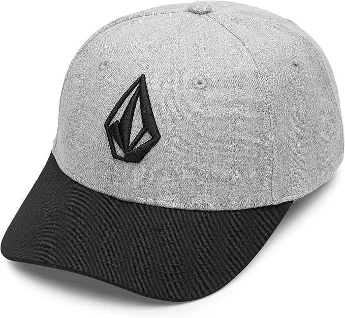 Volcom Unisex Adult Quarter Twill Hat – 6-Panel Adjustable Snapback Baseball Cap with Stone Logo