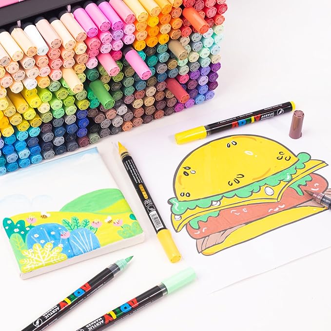 Acrylic Paint Markers, Acrylic Paint Pens, Fabric Markers - Image 7