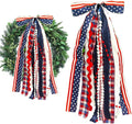 Large Patriotic Star Ribbon Bow by Unknown