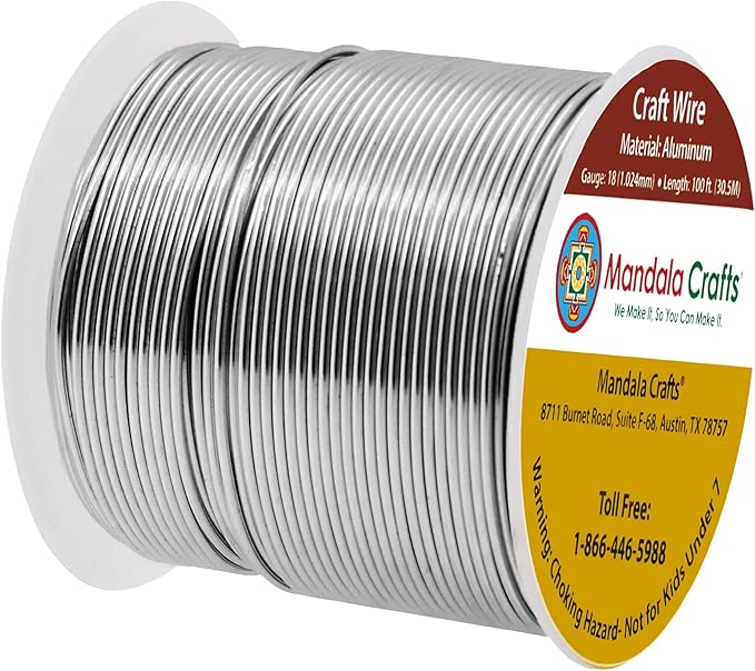 Mandala Crafts 18 Gauge Anodized Aluminum Craft Wire - Image 2