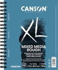 Canson XL Series Mixed Media Pad, Rough Texture, Side Wire, 7x10 inches by Canson