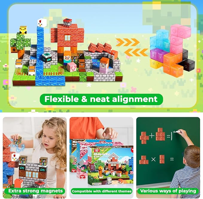 200PCS Magnetic Blocks - Image 5