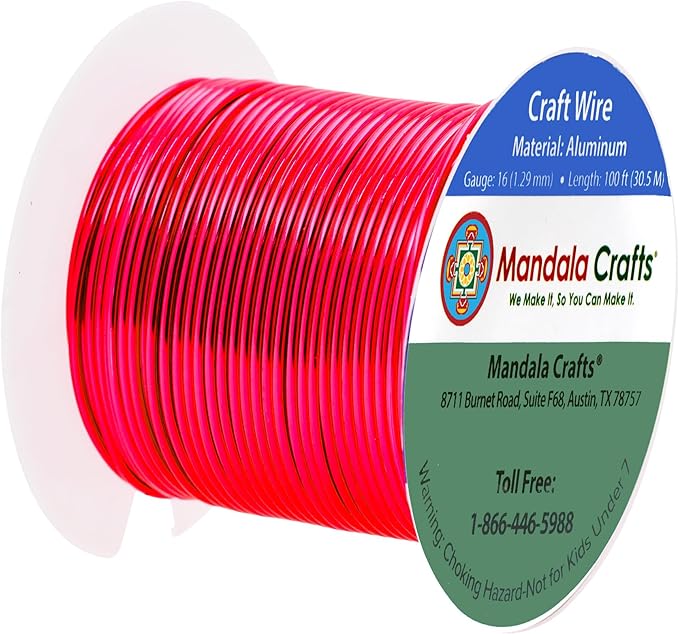 Mandala Crafts 16 Gauge Anodized Aluminum Craft Wire - Image 2