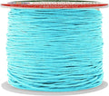 Mandala Crafts 1mm 109 Yards Turquoise Cotton Waxed Cord by MandalaCrafts